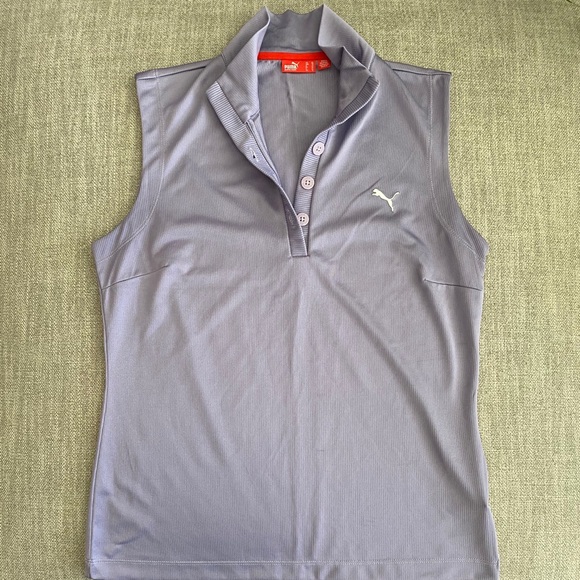 Puma Sleeveless Golf Shirt - Picture 1 of 2